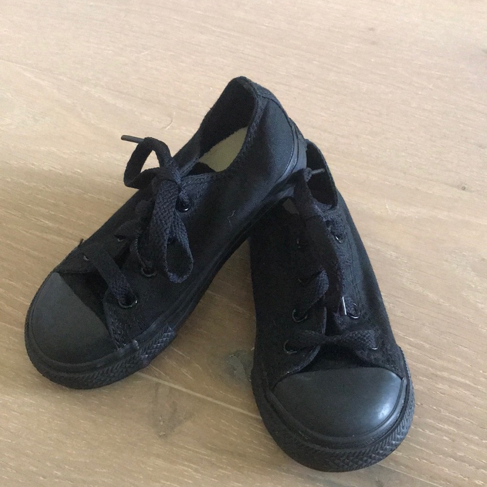 All black converse
